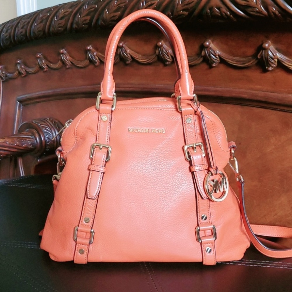 Burnt Orange Michael Kors Handbag